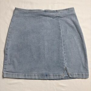 Wild Fable High Waisted Denim Mini Skirt-4